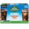 image:imageGreen Mountain Almond Vanilla Iced Cold Brew Coffee KCup Pods 60 CountICED Pumpkin Spice