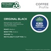 image:imageGreen Mountain Original Black Iced Cold Brew Coffee KCup Pods 20 CountUnflavored