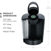 image:imageKeurig KClassic Single Serve KCup Pod Coffee Maker BlackBlack