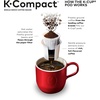 image:imageKeurig KCompact SingleServe KCup Pod Coffee Maker BlackTurquoise