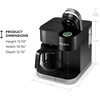 image:imageKeurig KDuo Single Serve KCup Pod amp Carafe Coffee Maker with Multiple Brew Sizes 60oz Removable Reservoir Programmable Auto Brew Carafe Black
