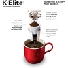 image:imageKeurig KElite Single Serve KCup Pod Coffee Maker Brushed SlateBrushed Gold