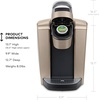 image:imageKeurig KElite Single Serve KCup Pod Coffee Maker Brushed SlateBrushed Gold