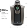 image:imageKeurig KElite Single Serve KCup Pod Coffee Maker Brushed SlateBrushed Slate