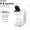 image:imageKeurig KExpress Single Serve KCup Pod Coffee Maker Island BerryCloud White