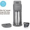 image:imageKeurig KExpress Single Serve KCup Pod Coffee Maker Island BerryMoonlight Gray