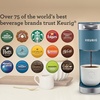 image:imageKeurig KMini Plus Single Serve KCup Pod Coffee Maker with 6 to 12oz Brew Size Stores up to 9 KCup Pods Travel Mug Friendly Studio GrayEvening Teal