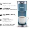image:imageKeurig KMini Plus Single Serve KCup Pod Coffee Maker with 6 to 12oz Brew Size Stores up to 9 KCup Pods Travel Mug Friendly Studio GrayEvening Teal