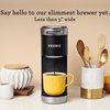 image:imageKeurig KMini Plus Single Serve KCup Pod Coffee Maker with 6 to 12oz Brew Size Stores up to 9 KCup Pods Travel Mug Friendly Studio GrayMatte Black