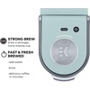 image:imageKeurig KMini Plus Single Serve KCup Pod Coffee Maker with 6 to 12oz Brew Size Stores up to 9 KCup Pods Travel Mug Friendly Studio GrayMisty Green