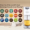 image:imageKeurig KMini Plus Single Serve KCup Pod Coffee Maker with 6 to 12oz Brew Size Stores up to 9 KCup Pods Travel Mug Friendly Studio GrayWhite