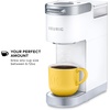 image:imageKeurig KMini Plus Single Serve KCup Pod Coffee Maker with 6 to 12oz Brew Size Stores up to 9 KCup Pods Travel Mug Friendly Studio GrayWhite