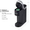 image:imageKeurig KMini Single Serve KCup Pod Coffee Maker 6 to 12oz Brew size with Cord Storage Perfect for Small Spaces Studio GrayBlack