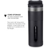 image:imageKeurig KMini Single Serve KCup Pod Coffee Maker 6 to 12oz Brew size with Cord Storage Perfect for Small Spaces Studio GrayBlack