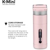 image:imageKeurig KMini Single Serve KCup Pod Coffee Maker 6 to 12oz Brew size with Cord Storage Perfect for Small Spaces Studio GrayDusty Rose