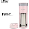 image:imageKeurig KMini Single Serve KCup Pod Coffee Maker 6 to 12oz Brew size with Cord Storage Perfect for Small Spaces Studio GrayDusty Rose