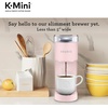 image:imageKeurig KMini Single Serve KCup Pod Coffee Maker 6 to 12oz Brew size with Cord Storage Perfect for Small Spaces Studio GrayDusty Rose