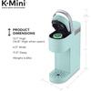 image:imageKeurig KMini Single Serve KCup Pod Coffee Maker 6 to 12oz Brew size with Cord Storage Perfect for Small Spaces Studio GrayOasis