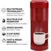 image:imageKeurig KSlim Single Serve KCup Pod Coffee Maker WhiteScarlet Red