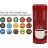 image:imageKeurig KSlim Single Serve KCup Pod Coffee Maker WhiteScarlet Red