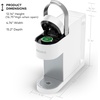 image:imageKeurig KSlim Single Serve KCup Pod Coffee Maker WhiteWhite