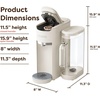 image:imageKeurig KSupreme Gen 2 Hot and Iced Single Serve Coffee Maker BlackWarm Stone