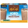 image:imageMcCafe ICED One Step Mocha Frappe Keurig Single Serve KCup Pods 60 Count 6 Packs of 10Mocha Frapp