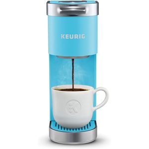 image:imageKeurig KMini Plus Single Serve KCup Pod Coffee Maker with 6 to 12oz Brew Size Stores up to 9 KCup Pods Travel Mug Friendly Studio GrayCool Aqua