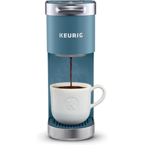 image:imageKeurig KMini Plus Single Serve KCup Pod Coffee Maker with 6 to 12oz Brew Size Stores up to 9 KCup Pods Travel Mug Friendly Studio GrayEvening Teal