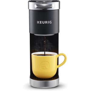 image:imageKeurig KMini Plus Single Serve KCup Pod Coffee Maker with 6 to 12oz Brew Size Stores up to 9 KCup Pods Travel Mug Friendly Studio GrayMatte Black