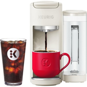 image:imageKeurig KSupreme Gen 2 Hot and Iced Single Serve Coffee Maker BlackWarm Stone