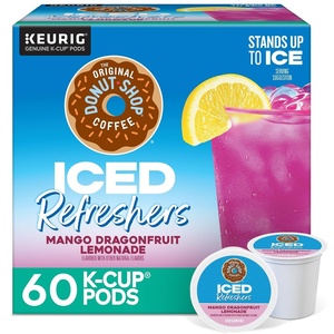 image:imageOriginal Donut Shop Strawberry Acai Iced Refresher KCup Pods 60 CountDragonfruit Lemonade