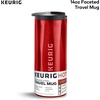 image:imageKeurig 12oz Stainless Steel Insulated Coffee Travel Mug SilverRed