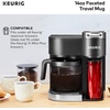 image:imageKeurig 12oz Stainless Steel Insulated Coffee Travel Mug SilverRed