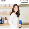 image:imageKeurig 12oz Stainless Steel Insulated Coffee Travel Mug SilverRoyal Blue