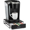 image:imageKeurig Slim NonRolling Storage Drawer Coffee Pod Storage Holds up to 24 Keurig KCup Pods Black Storage Drawer  24ct 92 x 33 x 122 inchesHolds up to 24 Keurig KCup Pods
