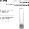 image:imageKeurig Tall Handle Water Filter Starter Kit Comes with Handle and 2 Replacement Water Filters Compatible with Select Keurig Coffee Makers3 Piece Set Pack of 6