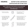 image:imageKeurig Water Filter Refill Cartridges Replacement Water Filter Cartridges Compatible with 20 KCup Pod Coffee Makers 6 Count24 Count 6 Packs of 4