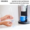image:imageKeurig Water Filter Refill Cartridges Replacement Water Filter Cartridges Compatible with 20 KCup Pod Coffee Makers 6 Count6 Count 6 Packs of 1