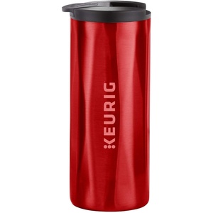 image:imageKeurig 12oz Stainless Steel Insulated Coffee Travel Mug SilverRed