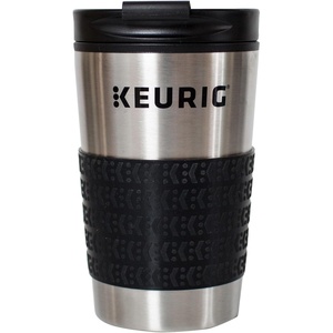 image:imageKeurig 12oz Stainless Steel Insulated Coffee Travel Mug SilverStainless Steel