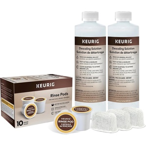 image:imageKeurig 6Month Brewer Maintenance Care Kit Includes Descaling Solution Rinse Pods amp Water Filter Cartridges Works with all KCup Pod Coffee MakersKit
