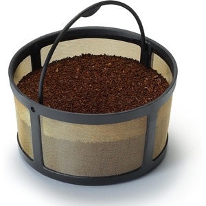 image:imageKeurig Reusable Mesh Ground Coffee Filter Compatible with KDuo Essentials and KDuo Brewers only EcoFriendly Way to Brew a Carafe Gold Tone Mesh