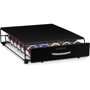 image:imageKeurig Under Brewer Storage Drawer Coffee Pod Storage Holds Upto 35 Keurig KCup Pods BlackHolds up to 35 Keurig KCup Pods